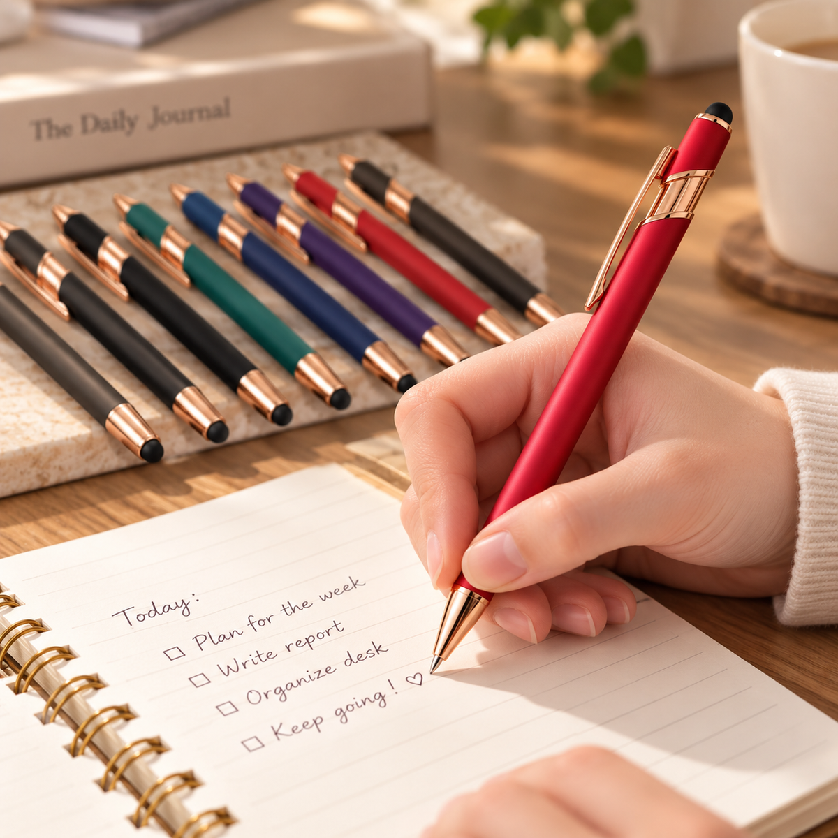Metal Ballpoint Pen with Stylus  Copy